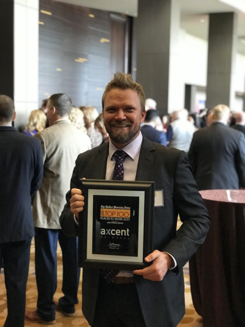 2x Winner Top 100 Company to Work for in DFW Axcent Networks